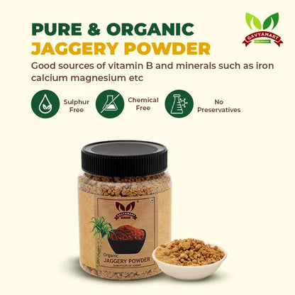 Gavyamart Jaggery Powder | Natural Pure Chemical Free Gur Jaggery