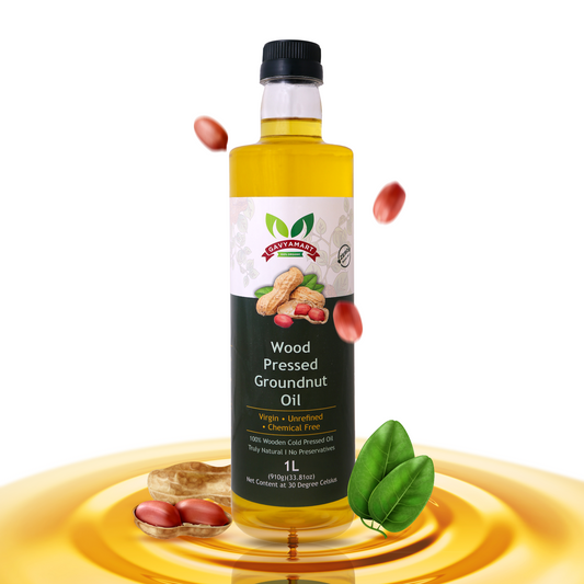 Wood Pressed Groundnut Oil | Singtel | Groundnut Oil 