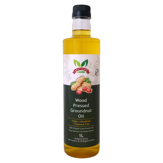 Wood Pressed Groundnut Oil | Organic Oil | Natural Oil