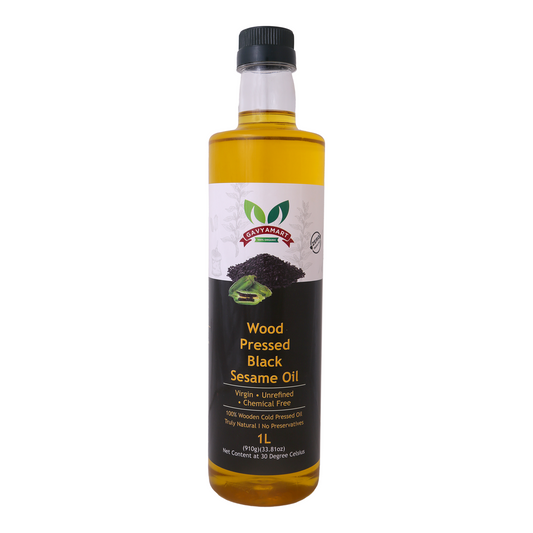 Wood Pressed Sesame Oil | Cold-Pressed I Naturally Processed Oil